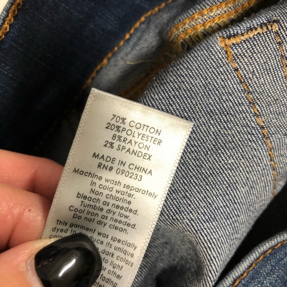 PACSUN Women’s Blue Skinny Ankle Jeggings 24 - Picture 8 of 8